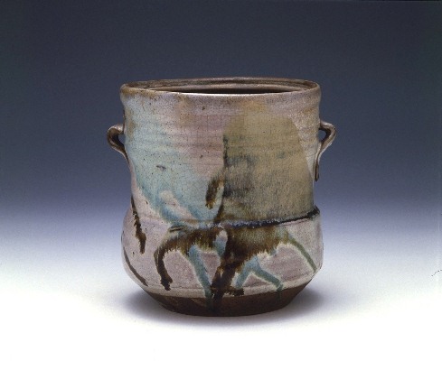 Water jar in three-color glaze 