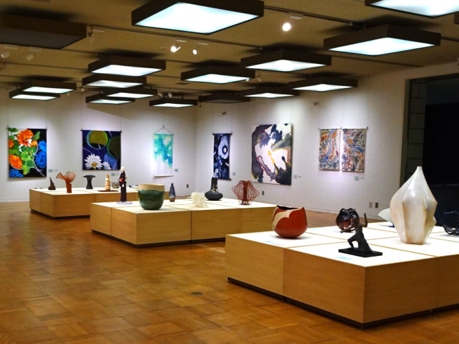 第45回九州新工芸展の展示