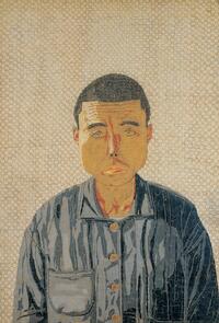山下清《自分の顔》貼絵、1950年（昭和25年）©Kiyoshi Yamashita/STEPeast 2024