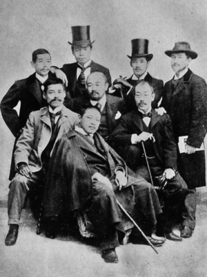1900年パリ万博での白馬会同人たち