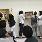 先生のための博物館・美術館講座「うつくしくかざる-作品展示のコツを知ろう！-」がありました